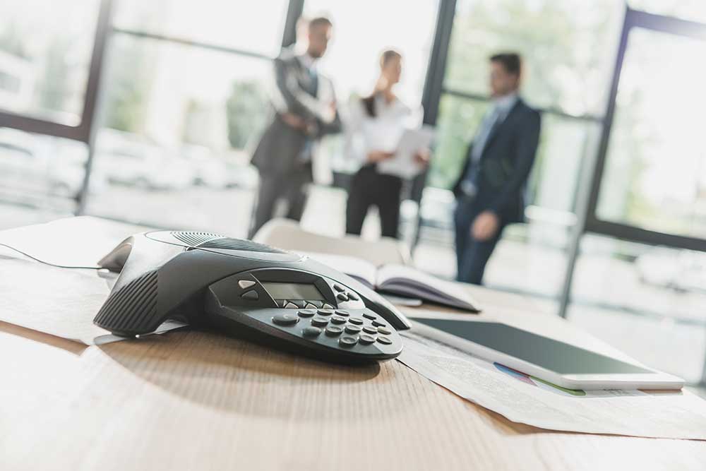 Fast Reliable Wireless Internet In Kzn | Close Up Shot Of Conference Phone With Blurred Bus 2024 11 18 22 51 09 Utc