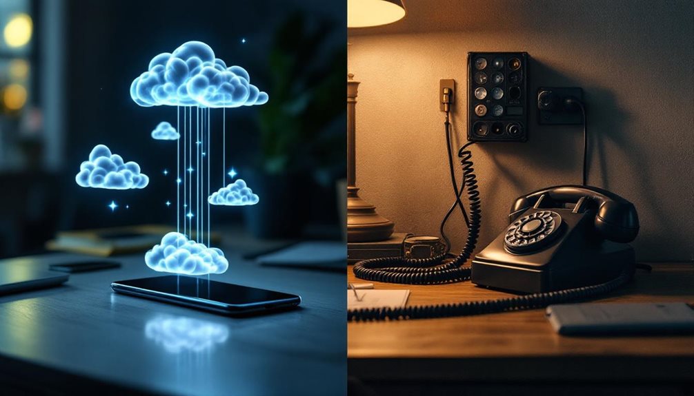 cloud communication vs traditional